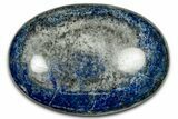 Polished Lapis Lazuli Palm Stone - Pakistan #352568-1